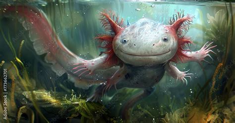 Axolotl: Un Anfibio Aquatico dal Sorriso Misterioso che Ricorda un Draghetto Preistorico!